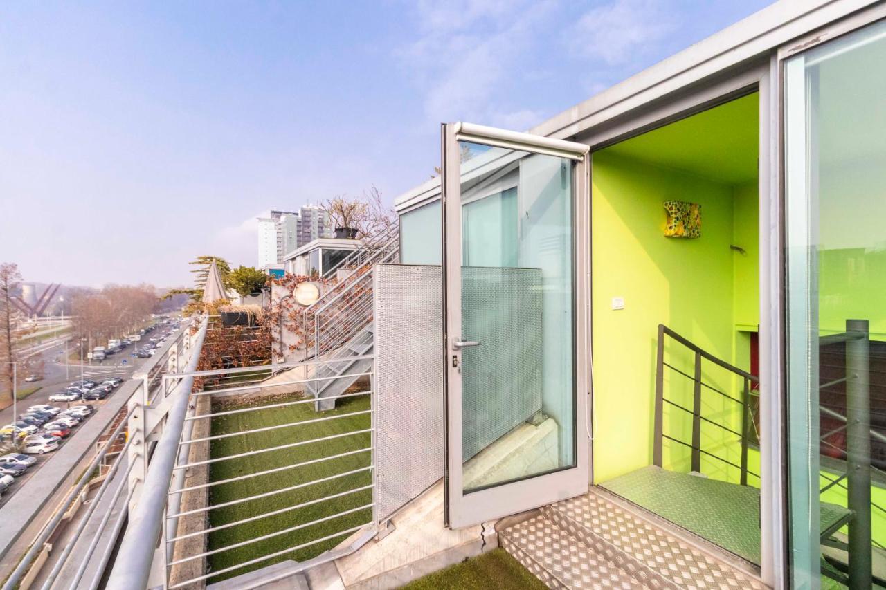 Dora Riverside Modern Apartment With Private Parking Torino Kültér fotó